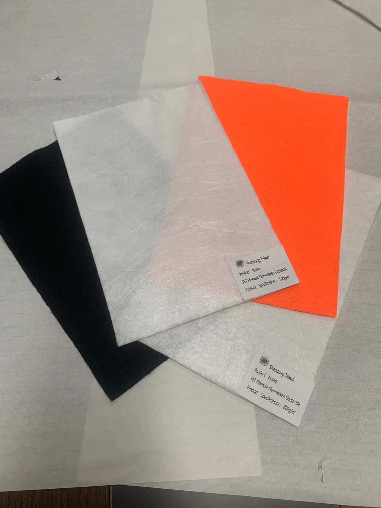 Polyester filament needle punched non-woven geotextile Polyester filament needle punched non-woven geotextile