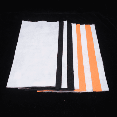 White  black  orange non-woven Spunbonded nonwoven 
