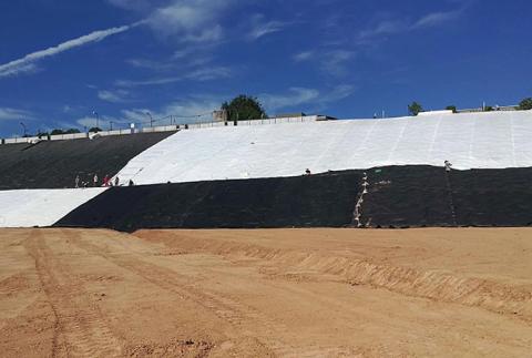 Geotextile construction