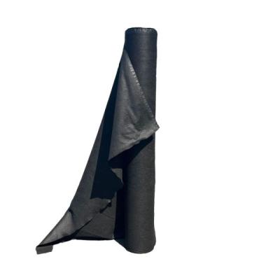 Высококачественный черный полиэфирный дренажный нетканый геотекстиль