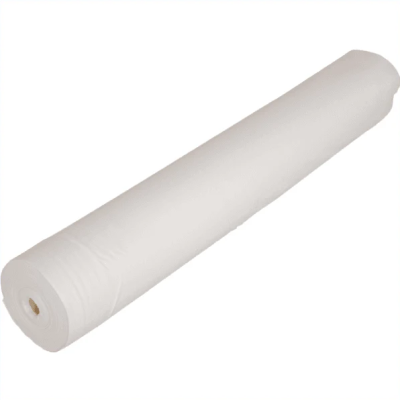 Geotextil no tejido de filamento de poliéster para refuerzo y drenaje de carreteras.