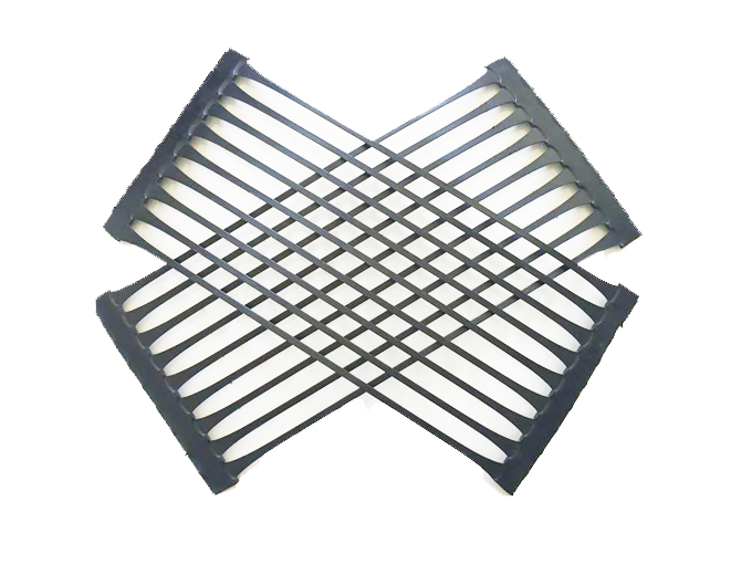 One-way tensile plastic geogrid roadbed reinforcement One-way tensile plastic geogrid roadbed reinforcement
