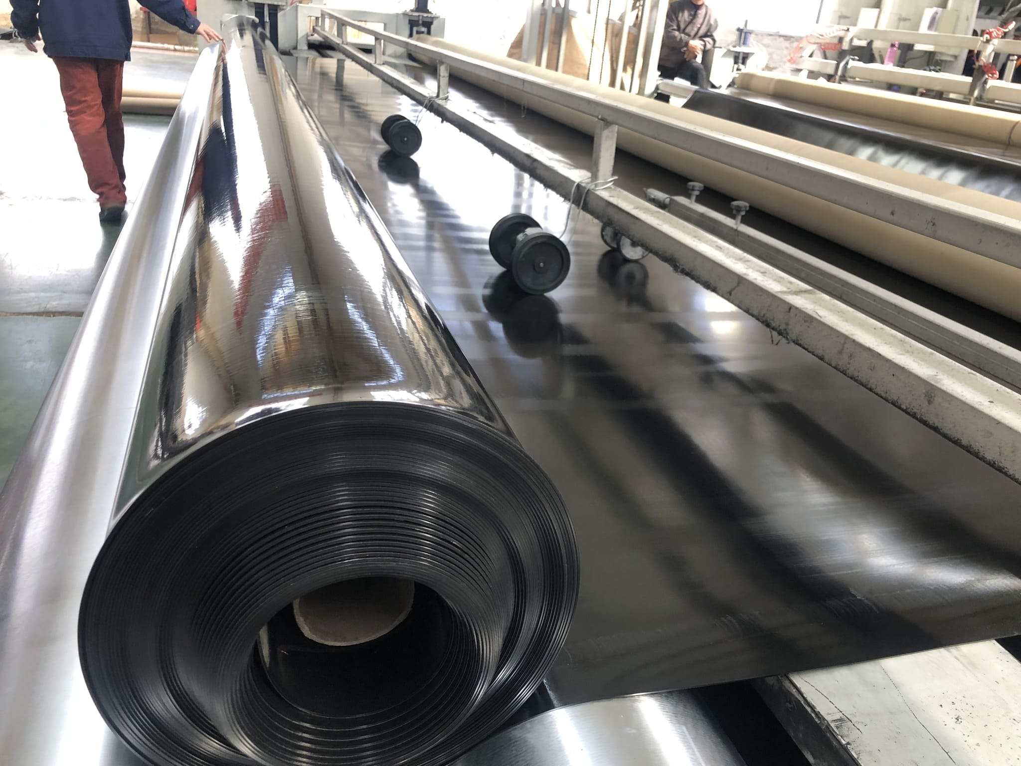 Isolation and corrosion resistant HDPE geomembrane