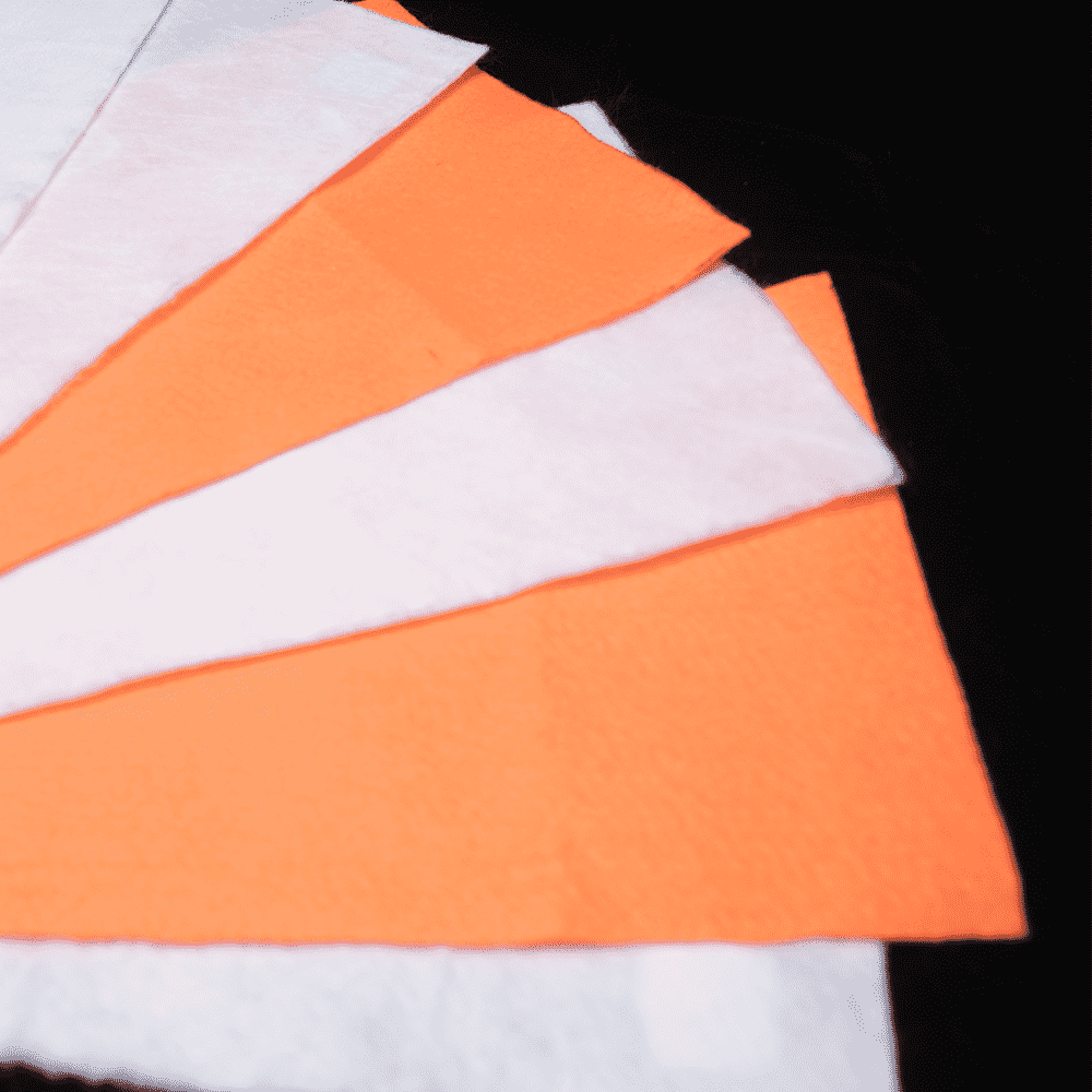 Port specific Short silk geotextile