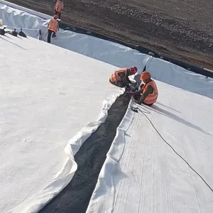 Polypropylene Geotextile White Stable Fiber Nonwoven Fabric Polypropylene Geotextile White Stable Fiber Nonwoven Fabric